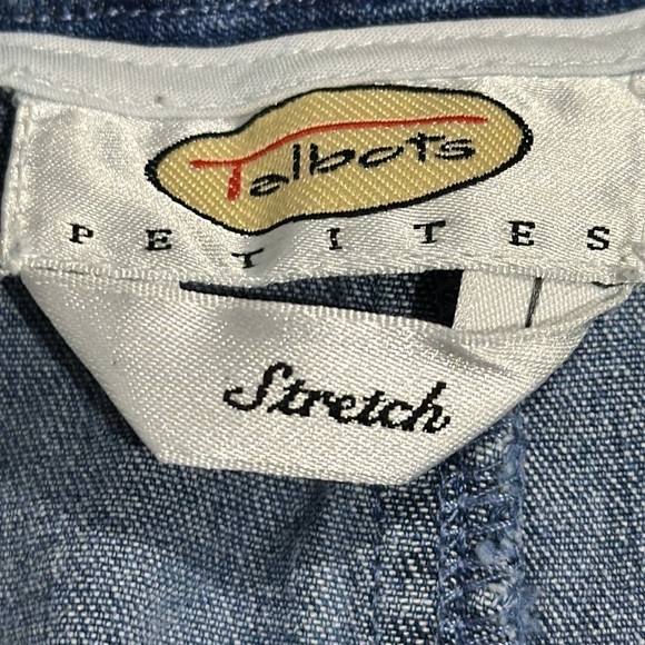 Talbots Petites Denim Skirt Size 10P - EUC - Picture 3 of 5